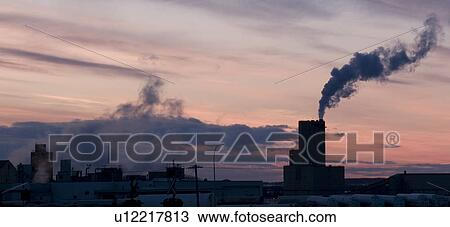 Factory in Northern Alberta View Large Photo Image Stock Image - Factory in Northern Alberta. Fotosearch
