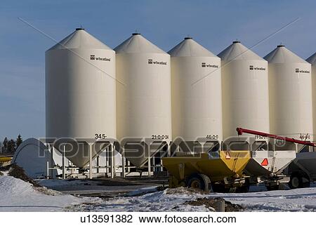 Granaries in Northern Alberta View Large Photo Image Stock Image - Granaries in Northern Alberta. Fotosearch