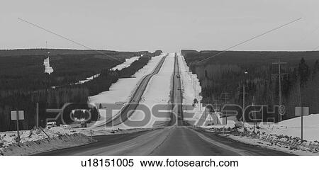 Highway in Northern Alberta View Large Photo Image Stock Photography - Highway in Northern Alberta. Fotosearch