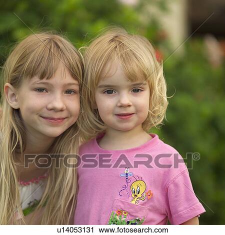 Stock Image - Sisters. Fotosearch