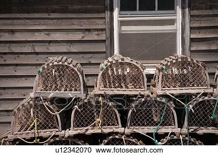 Lobster traps View Large Photo Image Stock Image - Lobster traps. Fotosearch