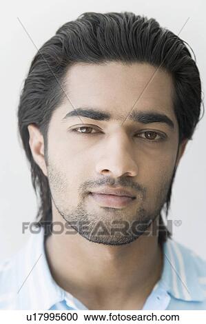 Stock Image - Portrait of a young man. Fotosearch