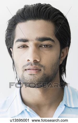 Portrait of a young man thinking View Large Photo Image Stock Image - Portrait of a young man thinking. Fotosearch