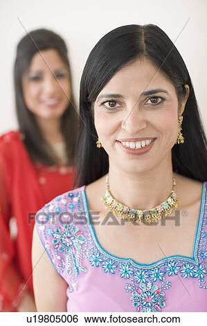 Stock Photograph - Portrait of a mature woman smiling. Fotosearch