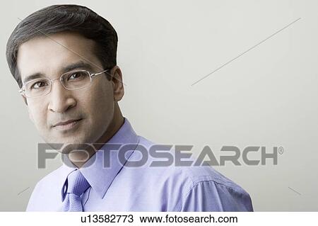 Stock Image - Portrait of a businessman. Fotosearch