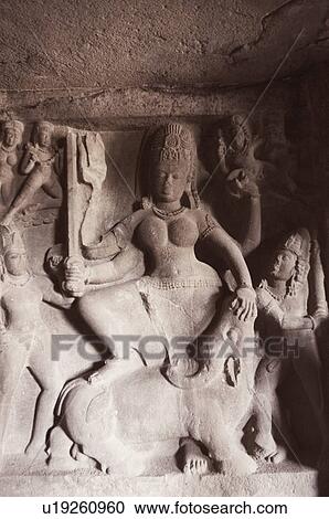 Statues in a cave, Ellora, Aurangabad, Maharashtra, India View Large Photo Image Stock Image - Statues in a cave, Ellora, Aurangabad, Maharashtra, India. Fotosearch