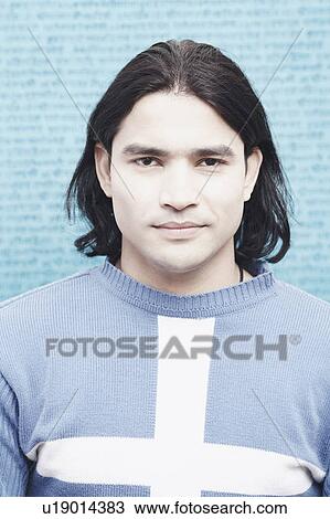 Portrait of a young man smiling View Large Photo Image Stock Image - Portrait of a young man smiling. Fotosearch