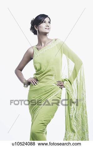 Stock Photo - Close-up of a young woman posing. Fotosearch
