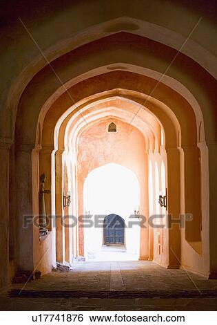 Archway of a corridor View Large Photo Image Stock Photograph - Archway of a corridor. Fotosearch