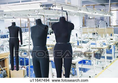 Mannequins in a textile industry View Large Photo Image Picture - Mannequins in a textile industry. Fotosearch