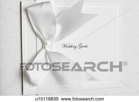 Card for wedding guests View Large Photo Image Stock Photo - Card for wedding guests. Fotosearch
