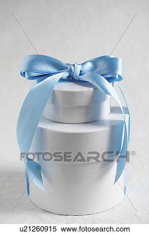 Stock Photography - Wedding presents with ribbon bow. Fotosearch