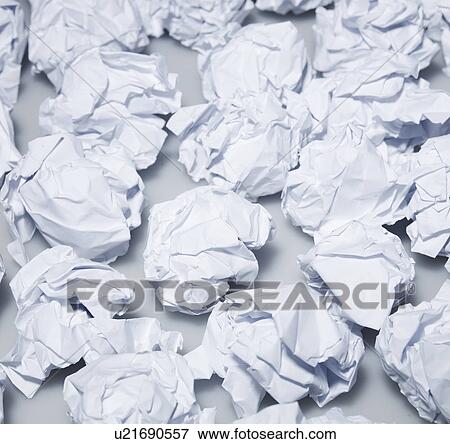 Crumbled Paper Balls View Large Photo Image Stock Photo - Crumbled Paper Balls. Fotosearch