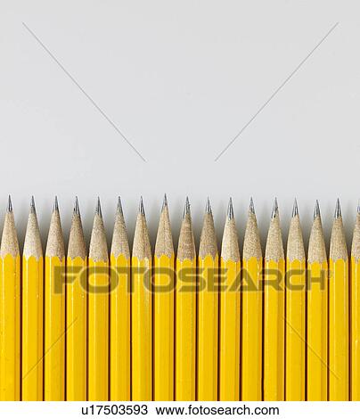 Pencils in Row View Large Photo Image Stock Image - Pencils in Row. Fotosearch