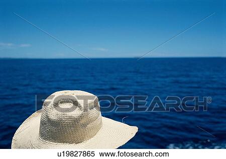 Stock Photography - Sun Hat And Sea. Fotosearch