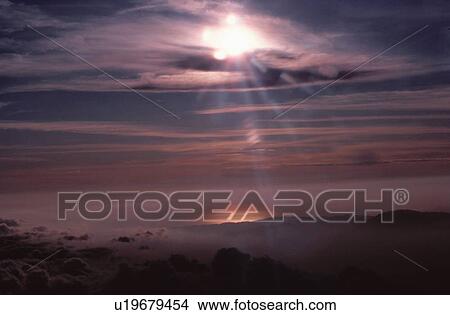 Morning Sunlight On Clouds View Large Photo Image Picture - Morning Sunlight On Clouds. Fotosearch