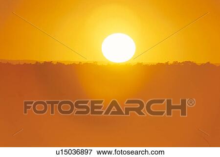 Setting Sun View Large Photo Image Stock Photo - Setting Sun. Fotosearch