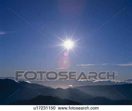 Sun Above Mountains View Large Photo Image Stock Image - Sun Above Mountains. Fotosearch
