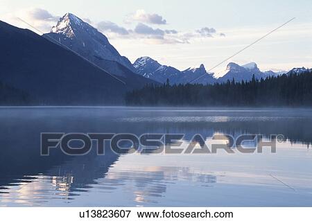 Stock Photo - Maligne Lake. Fotosearch