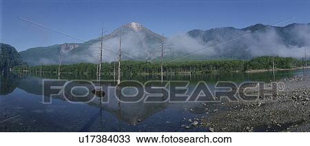 Stock Image - The Taisho Pond In Kamikochi. Fotosearch
