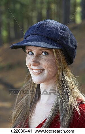 Stock Image - Portrait of teenage girl. Fotosearch
