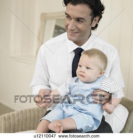 Mid adult man with son (1-2) View Large Photo Image Stock Photo - Mid adult man with son (1-2). Fotosearch