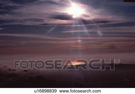 Morning Sun And Clouds View Large Photo Image Stock Photo - Morning Sun And Clouds. Fotosearch