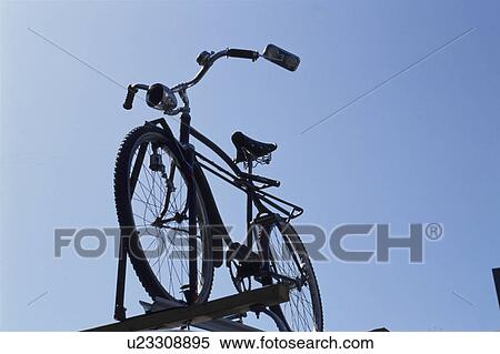 A Bicycle And The Sky View Large Photo Image Stock Photography - A Bicycle And The Sky. Fotosearch