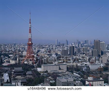 Stock Photograph - Tokyo Tower. Fotosearch