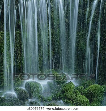 Waterfall Hitting Rocks View Large Photo Image Picture - Waterfall Hitting Rocks. Fotosearch