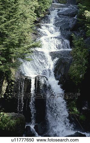 Waterfall View Large Photo Image Stock Image - Waterfall. Fotosearch