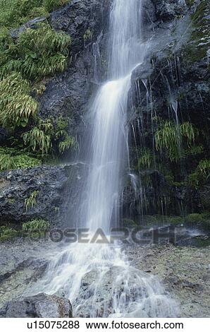 Waterfall View Large Photo Image Stock Photo - Waterfall. Fotosearch