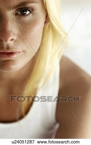 Portrait of Young Woman View Large Photo Image Stock Photo - Portrait of Young Woman. Fotosearch