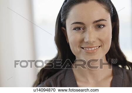 Young woman (portrait) View Large Photo Image Stock Image - Young woman (portrait). Fotosearch