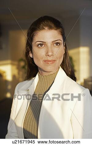 Mid Adult Woman Looking Up View Large Photo Image Stock Photography - Mid Adult Woman Looking Up. Fotosearch