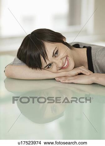 Portrait of Happy Young Woman View Large Photo Image Picture - Portrait of Happy Young Woman. Fotosearch