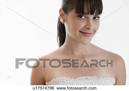 Stock Photograph - Bride (portrait). Fotosearch