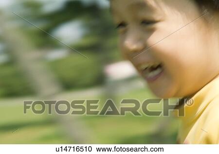 Stock Image - The Boy Who Runs. Fotosearch