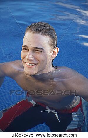 Young Man Swimming View Large Photo Image Stock Photography - Young Man Swimming. Fotosearch