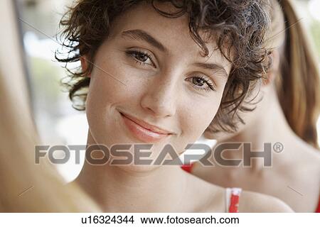 Teenage girl (portrait) View Large Photo Image Picture - Teenage girl (portrait). Fotosearch