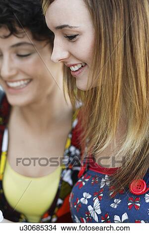 Two teenage girls View Large Photo Image Picture - Two teenage girls. Fotosearch