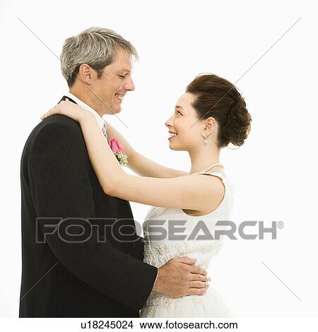 Picture - Groom and bride dancing. Fotosearch
