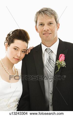Picture - Groom and bride . Fotosearch