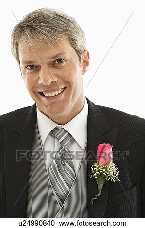 Portrait of male in tuxedo View Large Photo Image Stock Image - Portrait of male in tuxedo . Fotosearch