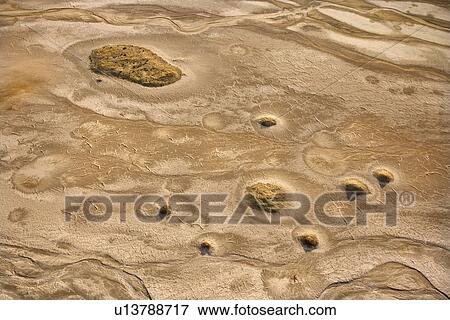 Stock Photo - Aerial of desert landscape in Owens Valley, California. Fotosearch