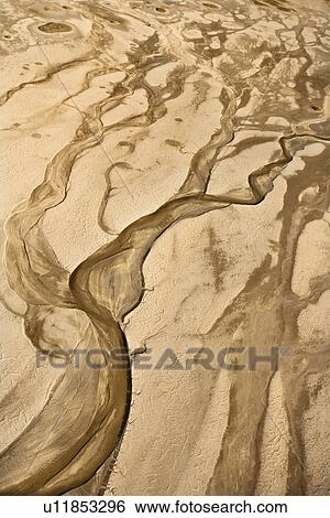 Stock Photograph - Aerial of desert landscape in Owens Valley, California, USA.. Fotosearch