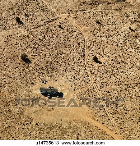 Aerial of trailer home in Arizona desert View Large Photo Image Stock Image - Aerial of trailer home in Arizona desert. Fotosearch