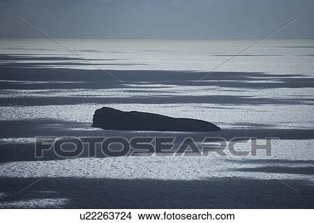 Large rock island in Pacific ocean. View Large Photo Image Picture - Large rock island in Pacific ocean.. Fotosearch