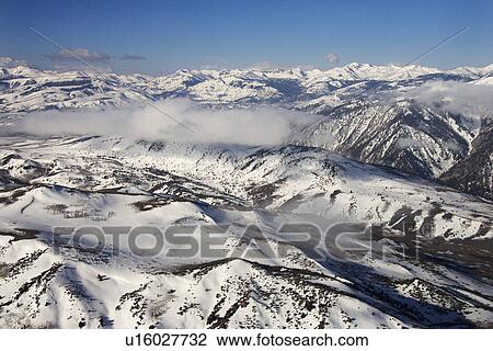 Snow covered mountain range in Sweetwater Mountains, California, View Large Photo Image Stock Image - Snow covered mountain range in Sweetwater Mountains, California, . Fotosearch