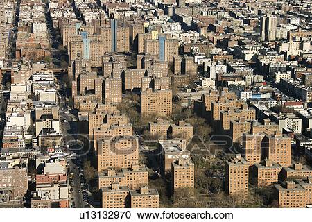 Aerial view of buildings in New York City View Large Photo Image Stock Image - Aerial view of buildings in New York City. Fotosearch